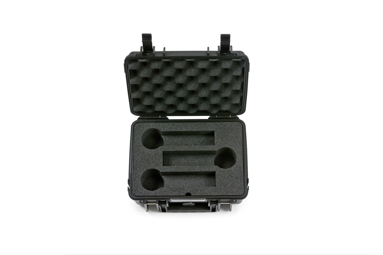 B&W ProAudio Case 1000 für 3 Mikrofone, schlagfester Koffer aus Polypropylen