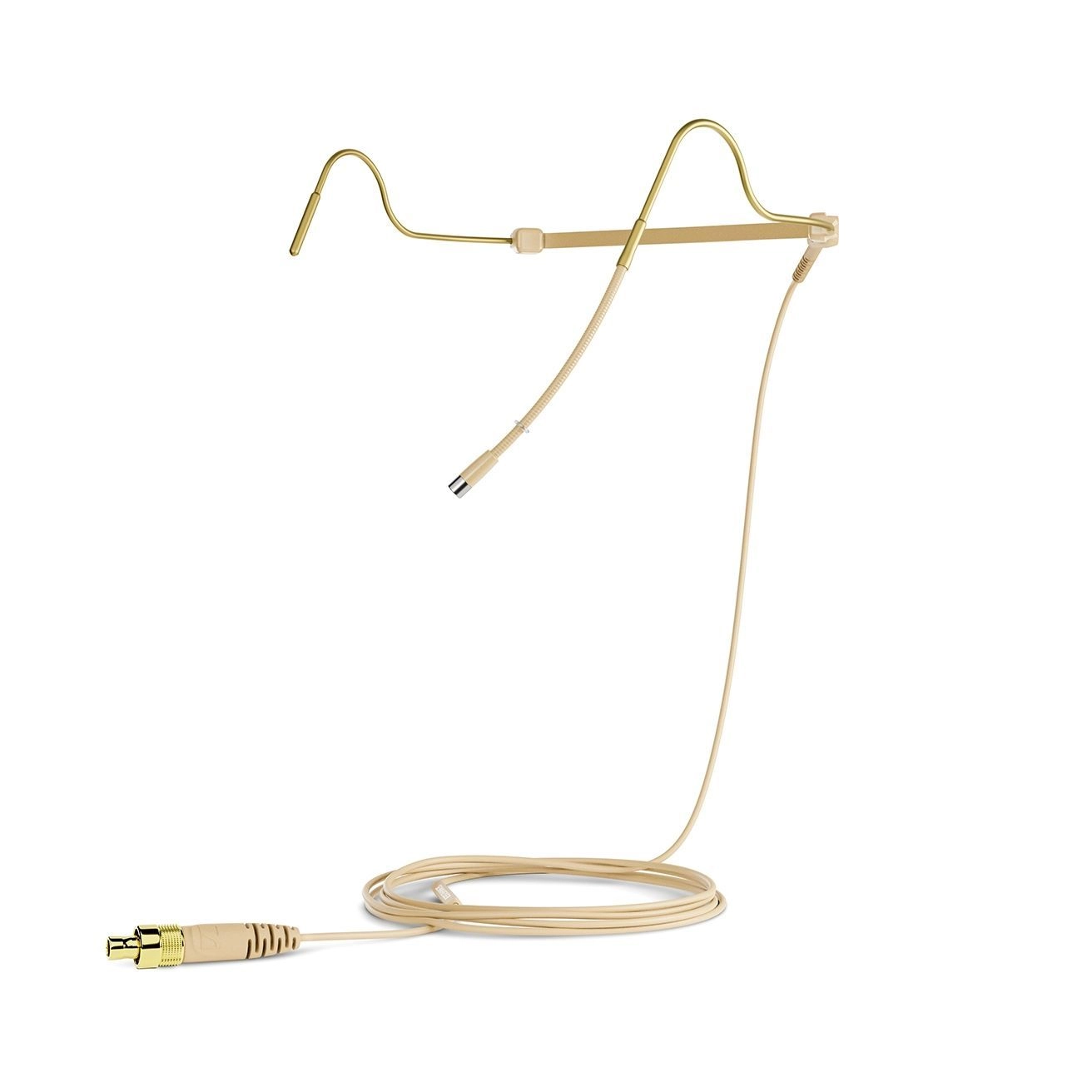 Sennheiser HS 2 BE 3-pin Lemostecker Headset-Mikrofon, Nackenbügelmikrofon beige