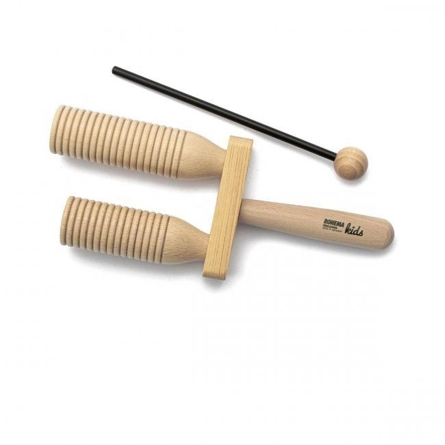 Rohema 61544 Holz Agogo klein 2 Röhren