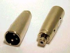 Festadapter XLRmale CinchBuchse