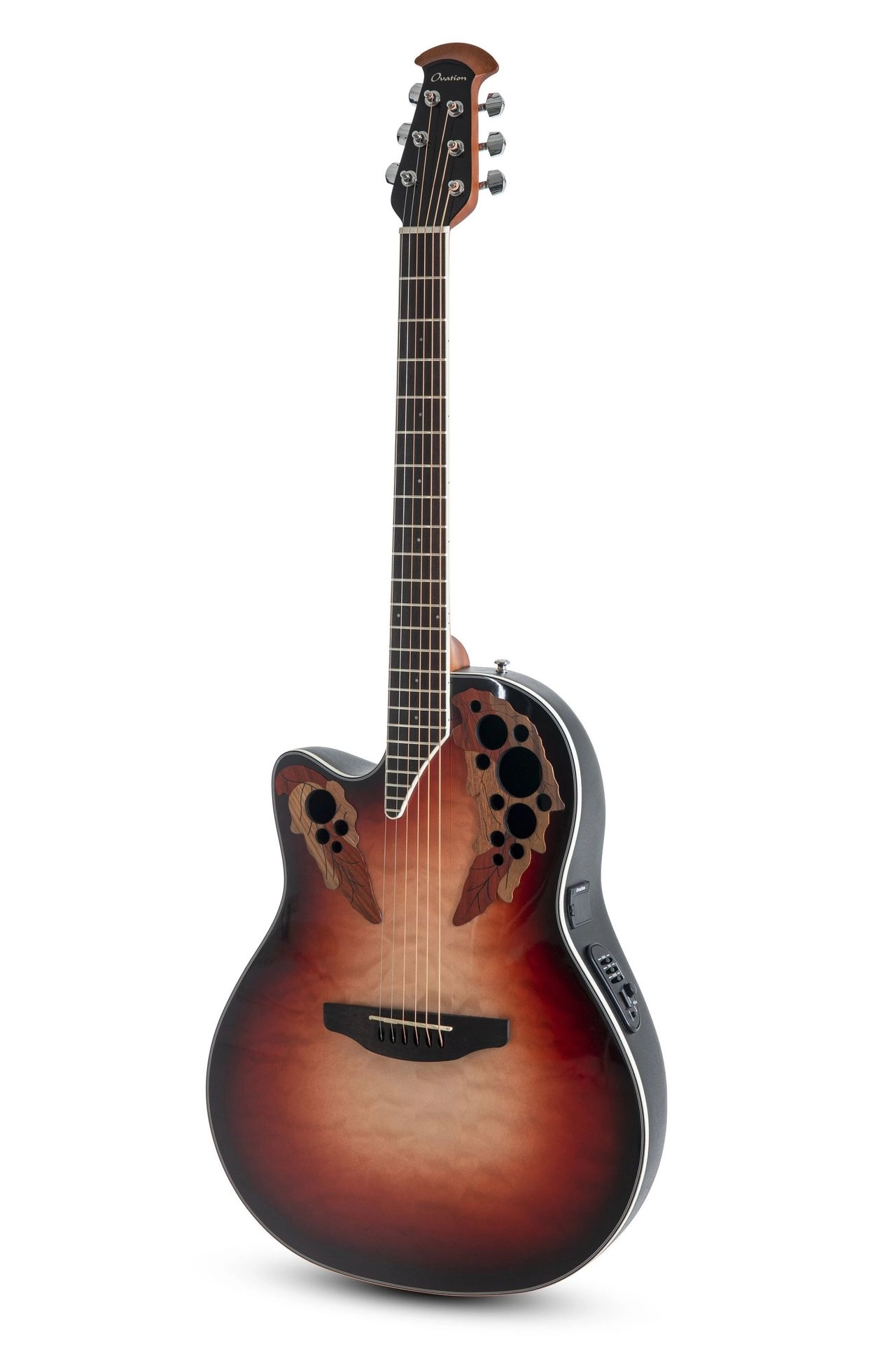 Ovation Celibrity Elite Plus CE44LX-1R-G Rubyburst Lefthand