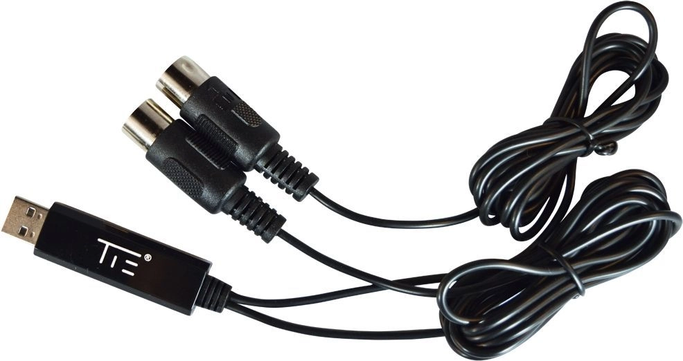 TIE USB-MIDI Interface Midi 1i1o MIDI Adapter Midi USB Adapter
