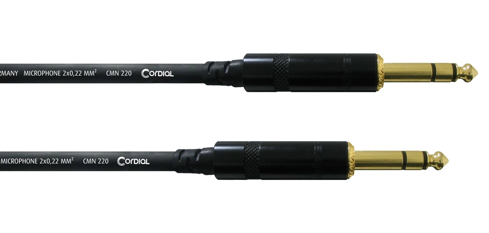 Cordial CFM 1,5 VV Audiokabel 1,5m, 6,3mm Stereo Klinke - 6,3mm Stereo Klinke