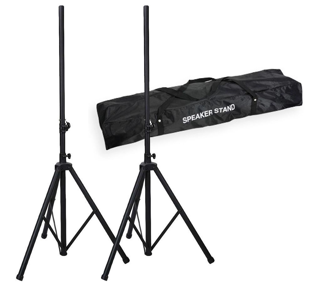 Mark Audio Boxenständerset zum Vorzugspreis, 2 Boxenstative + Tasche, schwarz