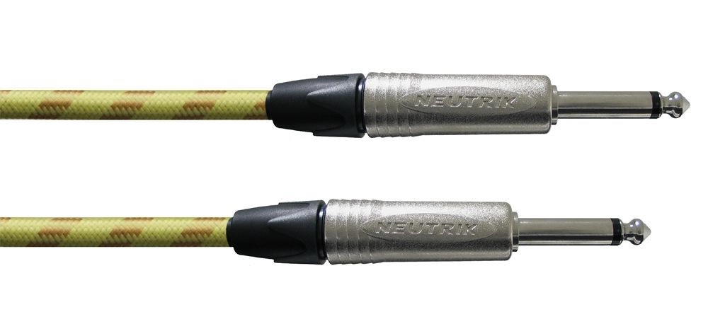 Cordial CXI 6 PP-TWEED Gitarrenkabel 6,3mm Klinke/Klinke Neutrik, Mono, 6 Meter