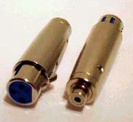 Festadapter XLRfemale Cinchbuchse