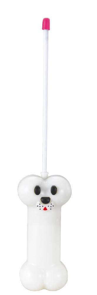 JAMARA Trixi RC Plüschhund Weiss/Rosa 27MHz