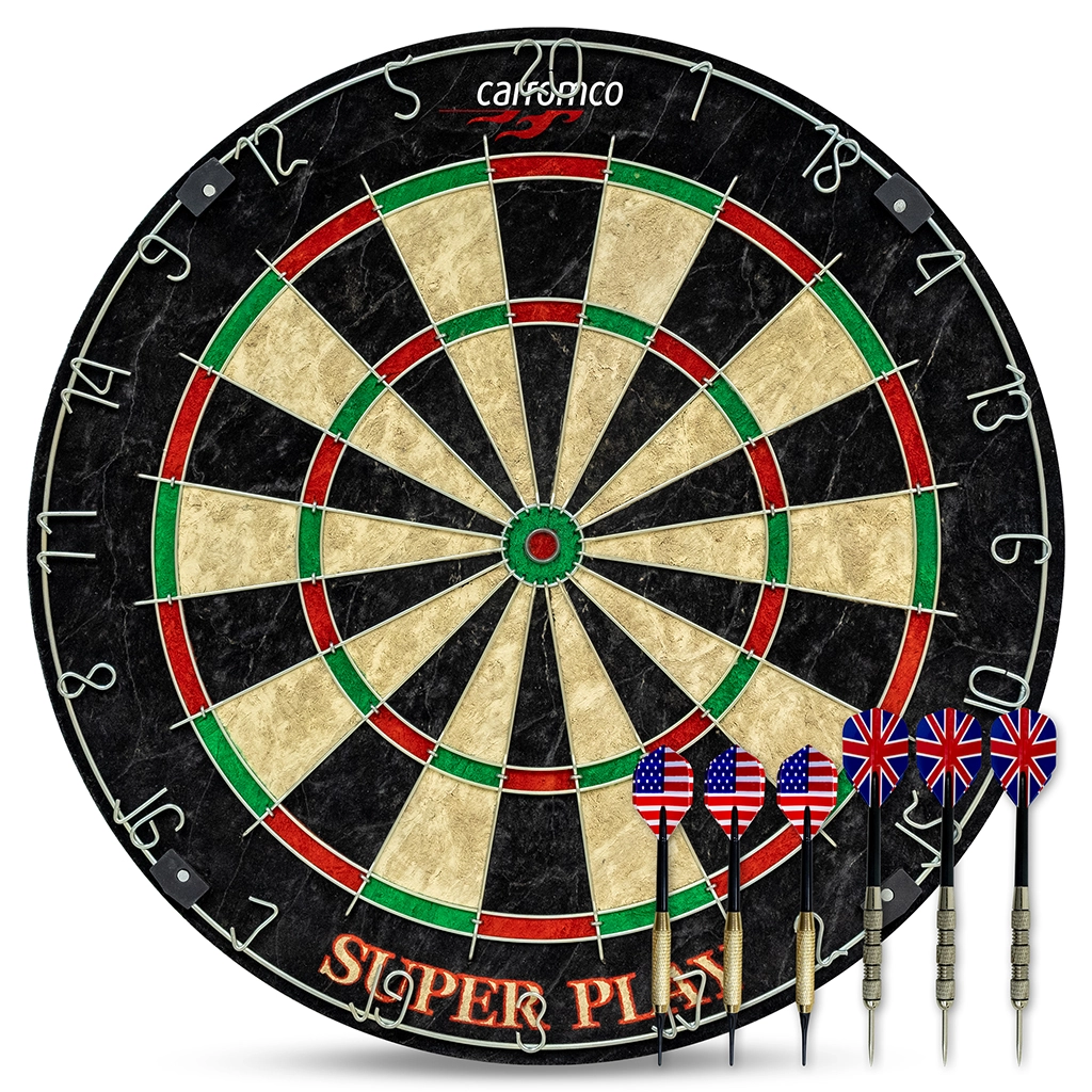 STEELDARTBOARD&#10;SUPERPLAY, BRISTLE