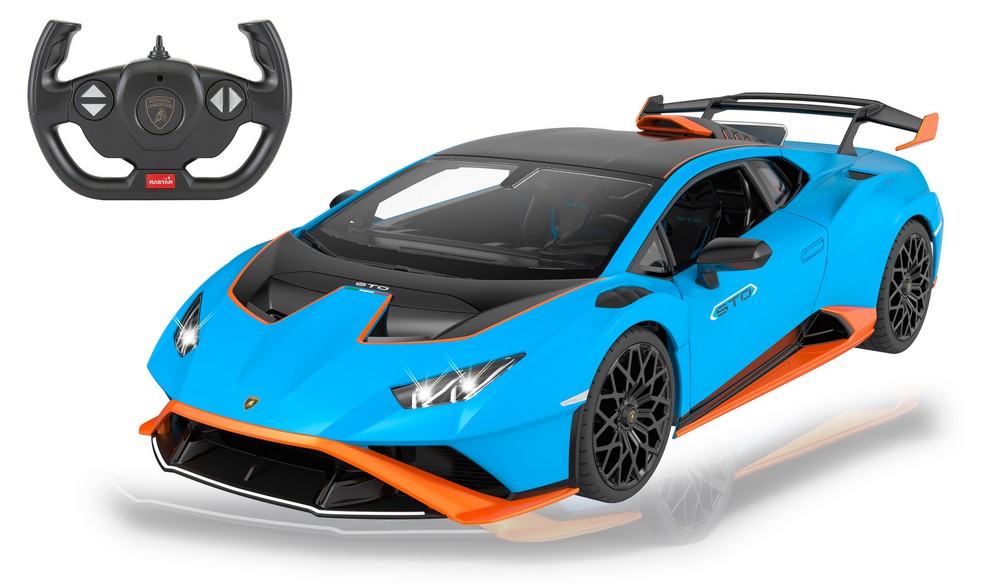 JAMARA-402100-Lamborghini Huracán STO 1:14 blau 2,4GHz