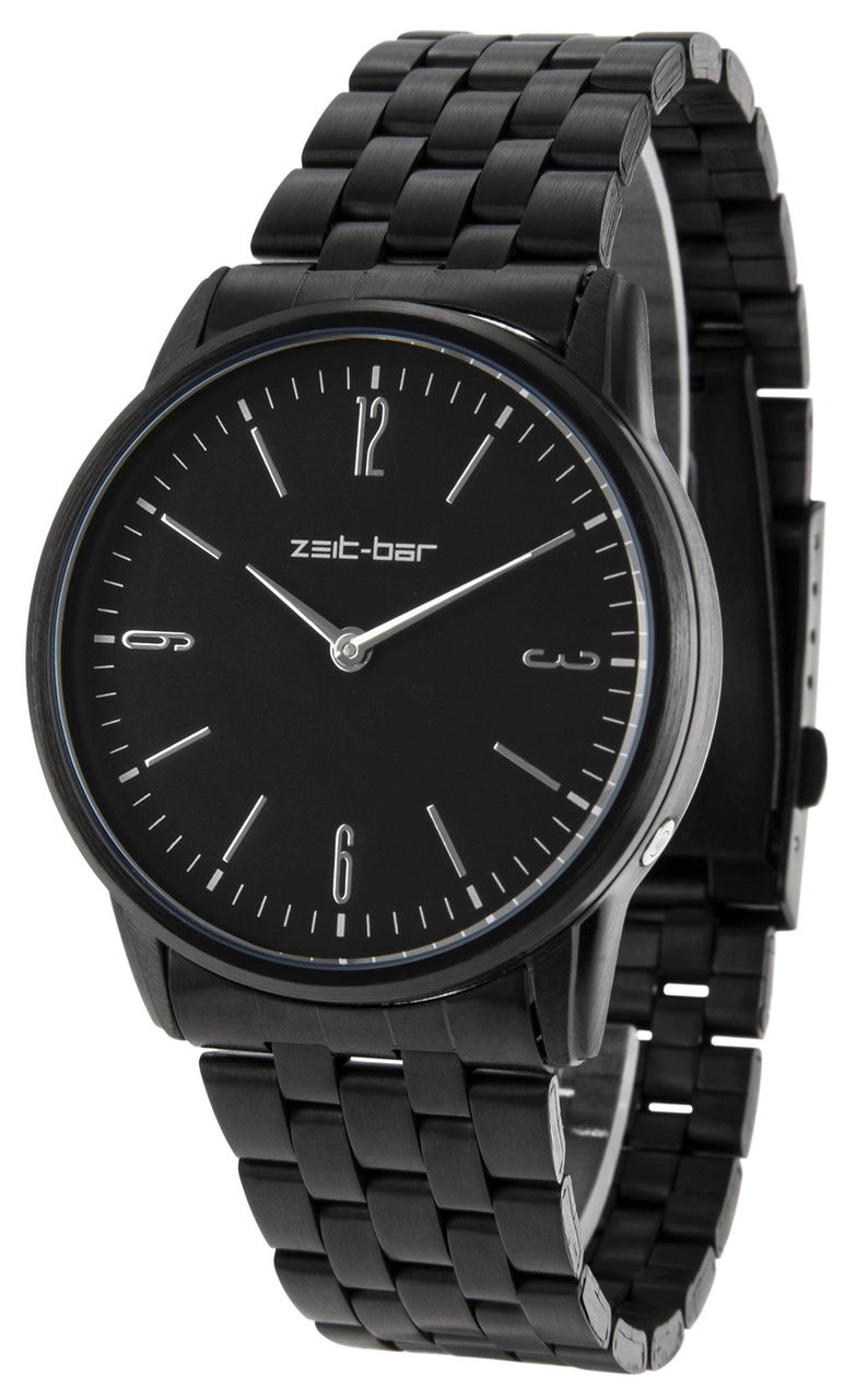 Funk-Armbanduhr, Metall-Gehäuse, Edelstahl-Uhrband