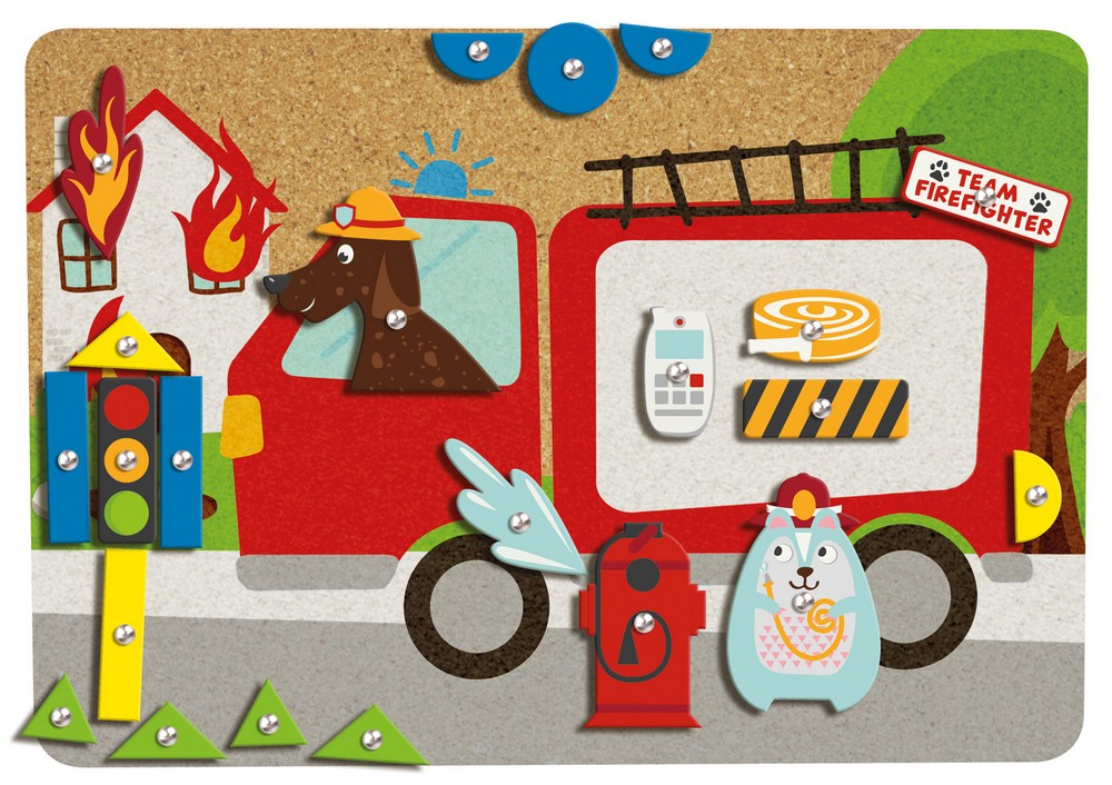 Hammerspiel Feuerwehr, Faltschachtel