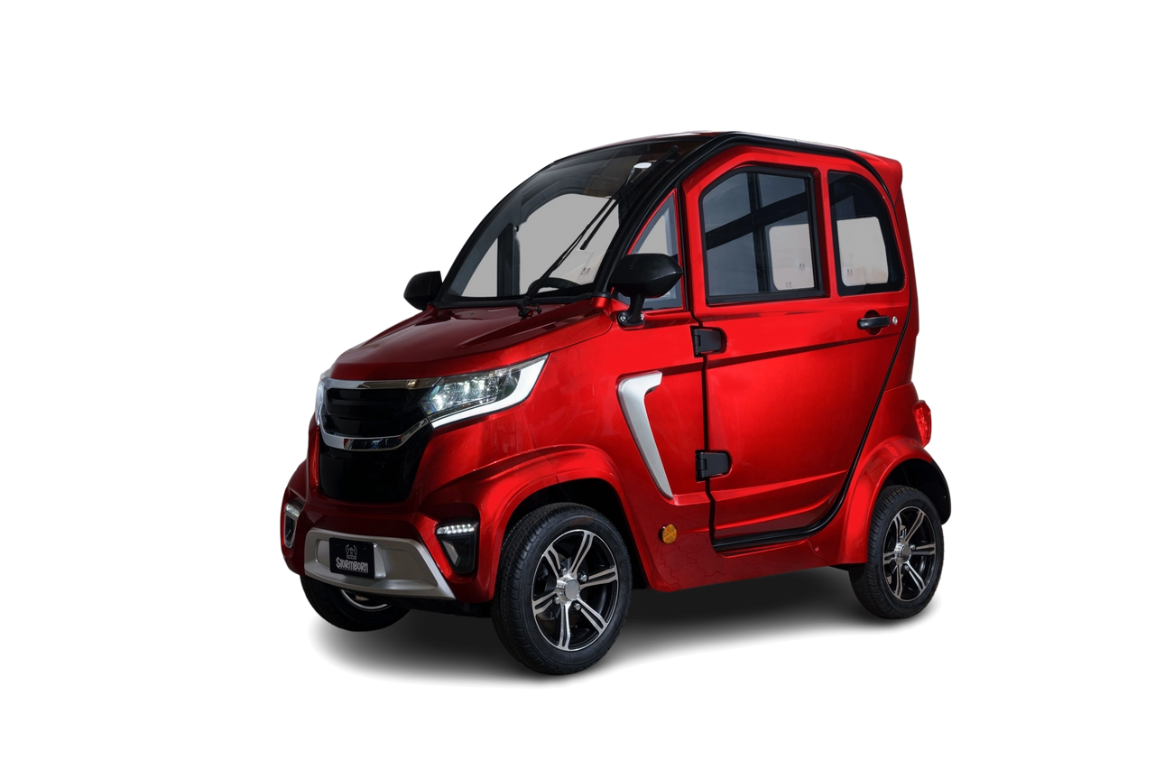 X8 GT – 3 kW, Li-Ion-Akku , 45 km/h rotmetallic - Elektrokabinenroller