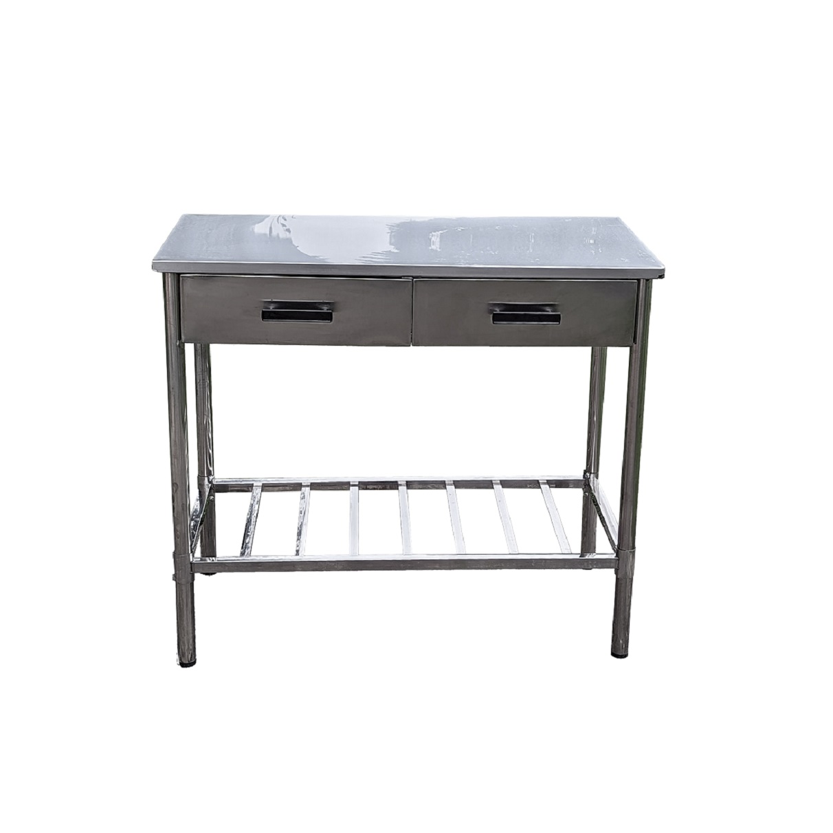 Arbeitstisch aus Edelstahl für Outdoorküche