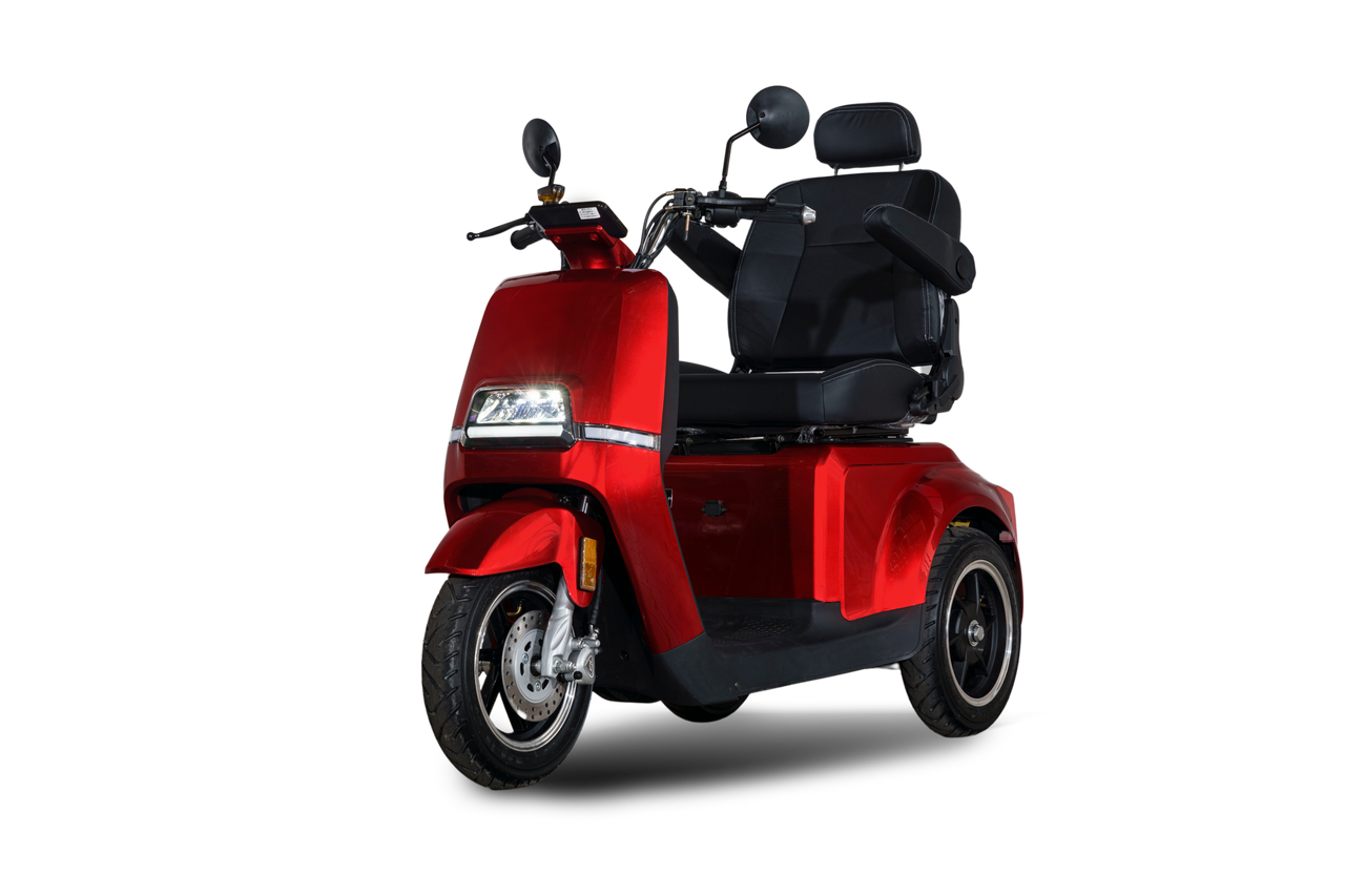 R5 Elektro-Dreiradroller 25 km/h - rot