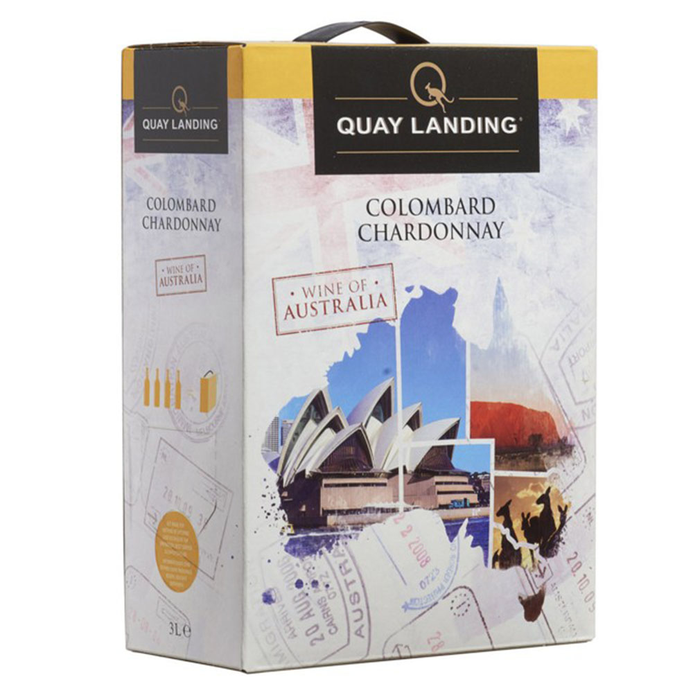 Quay Landing Colombard Chardonnay trocken Bag in Box 3 Liter