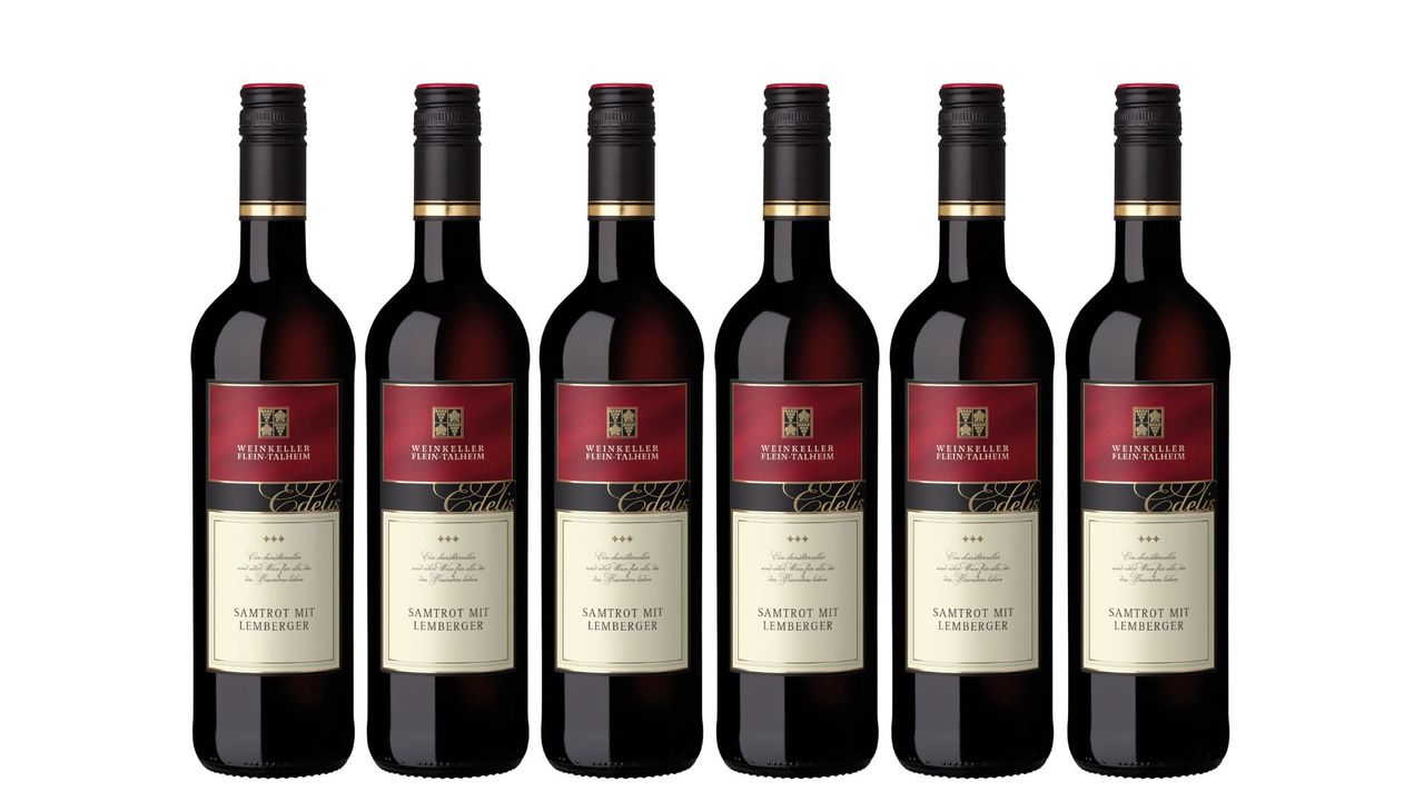 Edelis Fleiner Samtrot mit Lemberger Qba 0,75 l 6er Karton