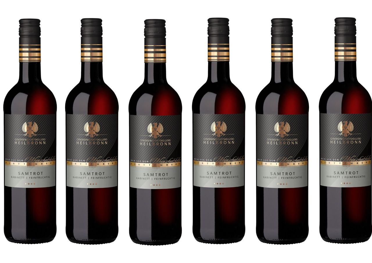 Heilbronner Samtrot Kabinett 0,75 l 6er Karton