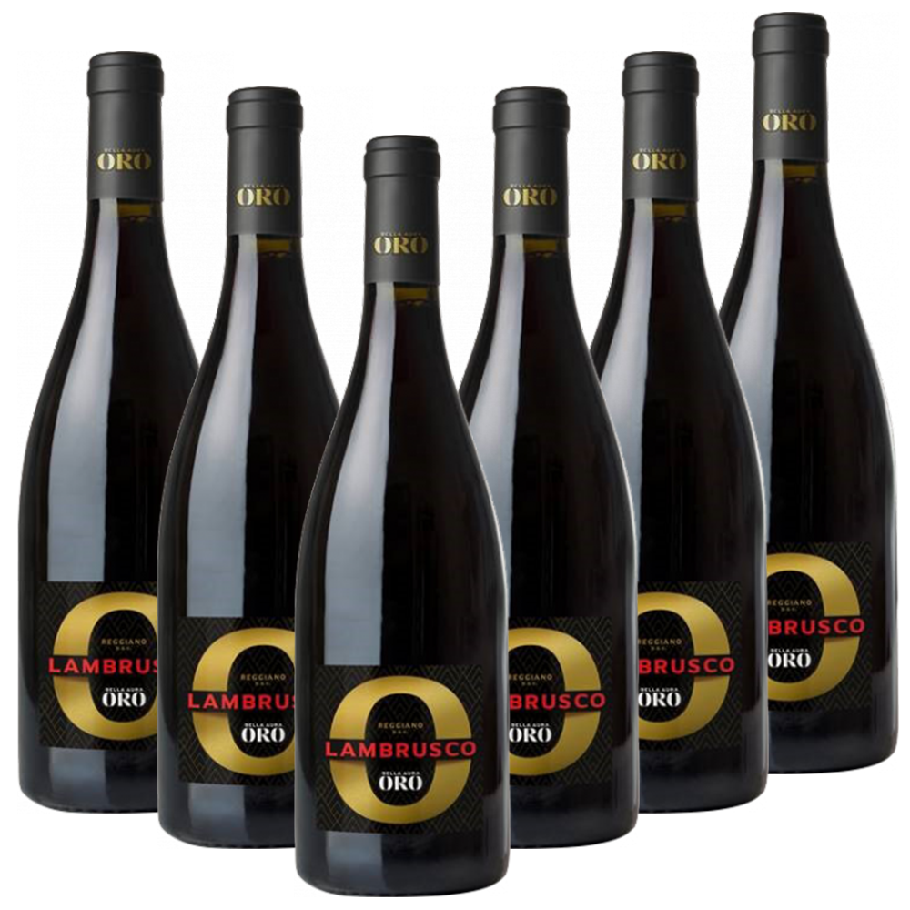 Lambrusco Reggiano DOC Bella Aura Medici Ermete Italien  lieblich - 6er Karton