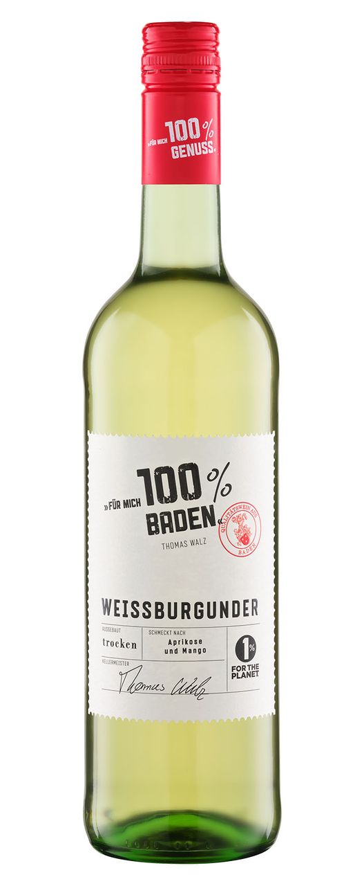 FÜR MICH 100% BADEN  WEISSBURGUNDER 2022 | 0,75 l