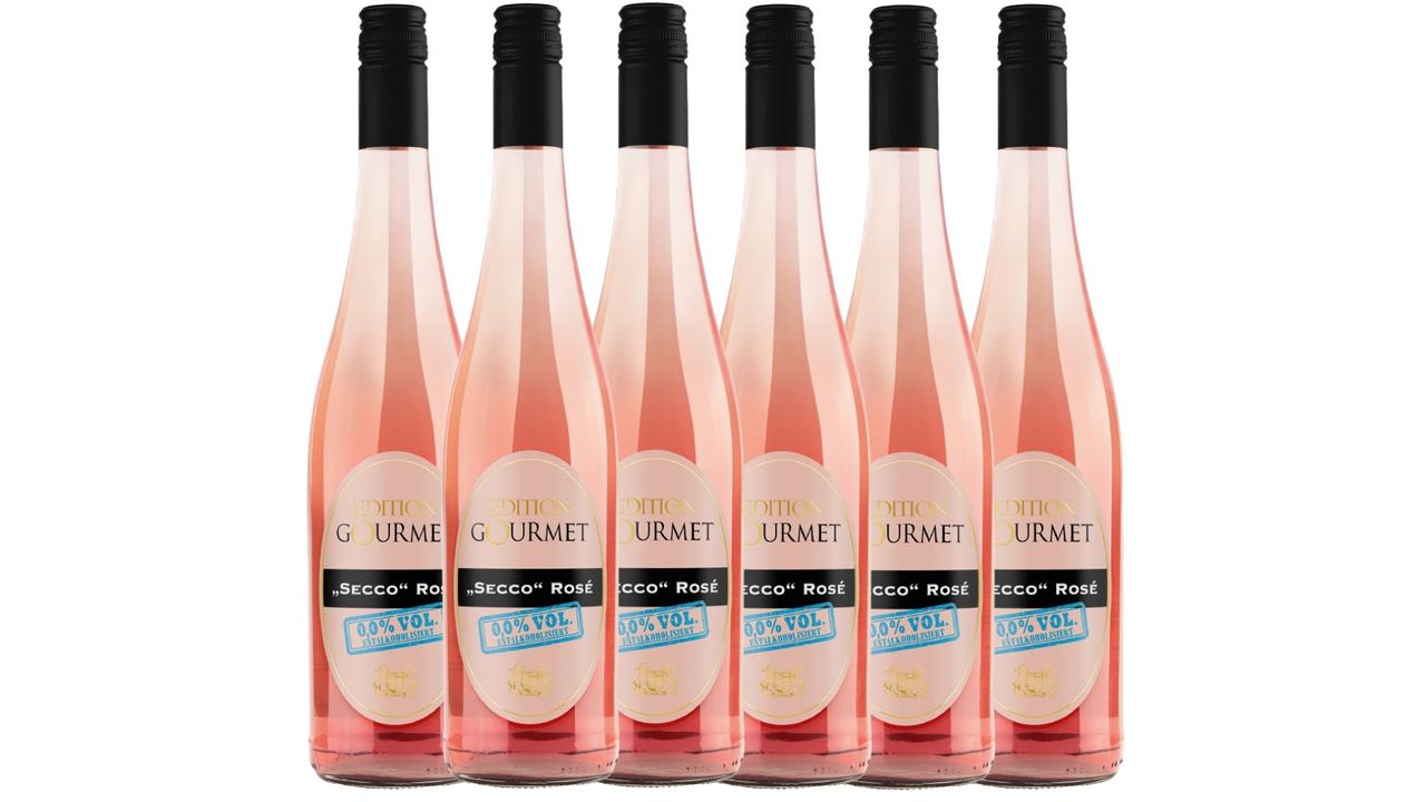 Edition Gourmet Secco Rosé 0,0% Vol. entalkoholisiert 0,75L 6er Karton