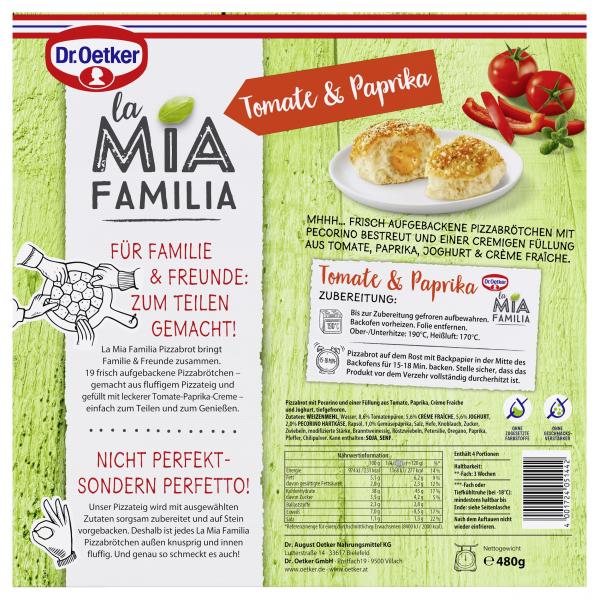 Dr. Oetker La Mia Familia Tomate & Paprika