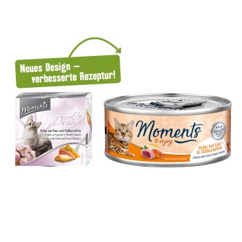 MOMENTS Adult Huhn mit Ente und Süßkartoffeln 12x70 g