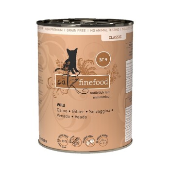 Catz finefood Nassfutter Katze Classic Adult No. 9 Wild 6x400 g