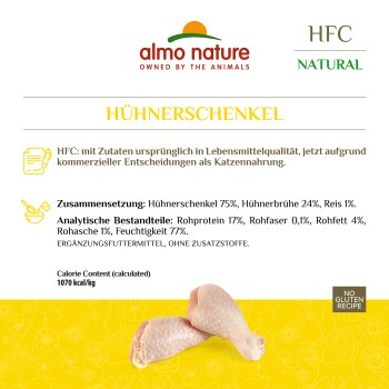 Almo nature HFC Natural Hühnerschenkel 24x70 g