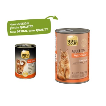 SELECT GOLD Hair & Skin Adult 6x400 g