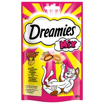 Dreamies Mix 6x60g Käse und Rind