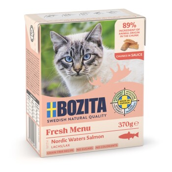 BOZITA Häppchen in Soße 6x370g Lachs
