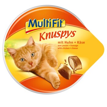 MultiFit Knuspys 7x60g Huhn und Käse