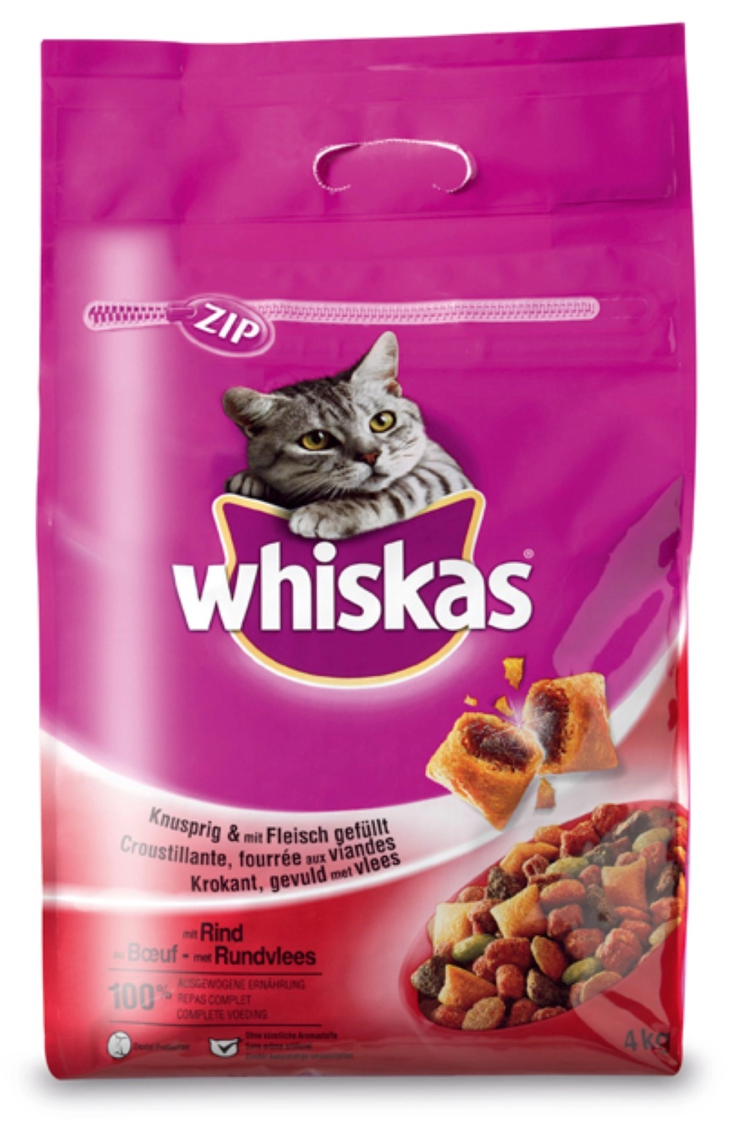 Whiskas 1+ Adult Rind 3,8 kg