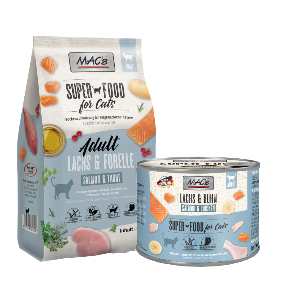 MAC's Cat Adult Trockenfutter Lachs & Forelle 1,5 kg