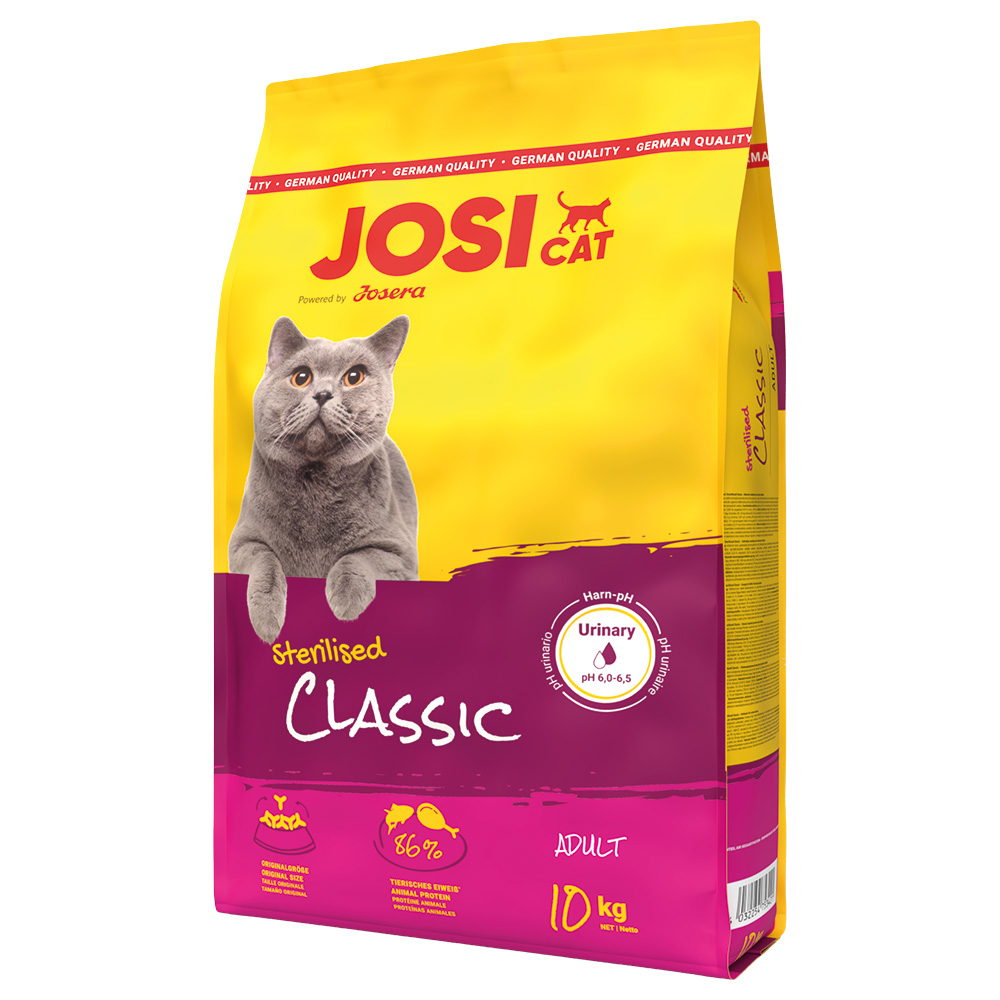 JosiCat Sterilised Classic für sterilisierte Katzen 10 kg