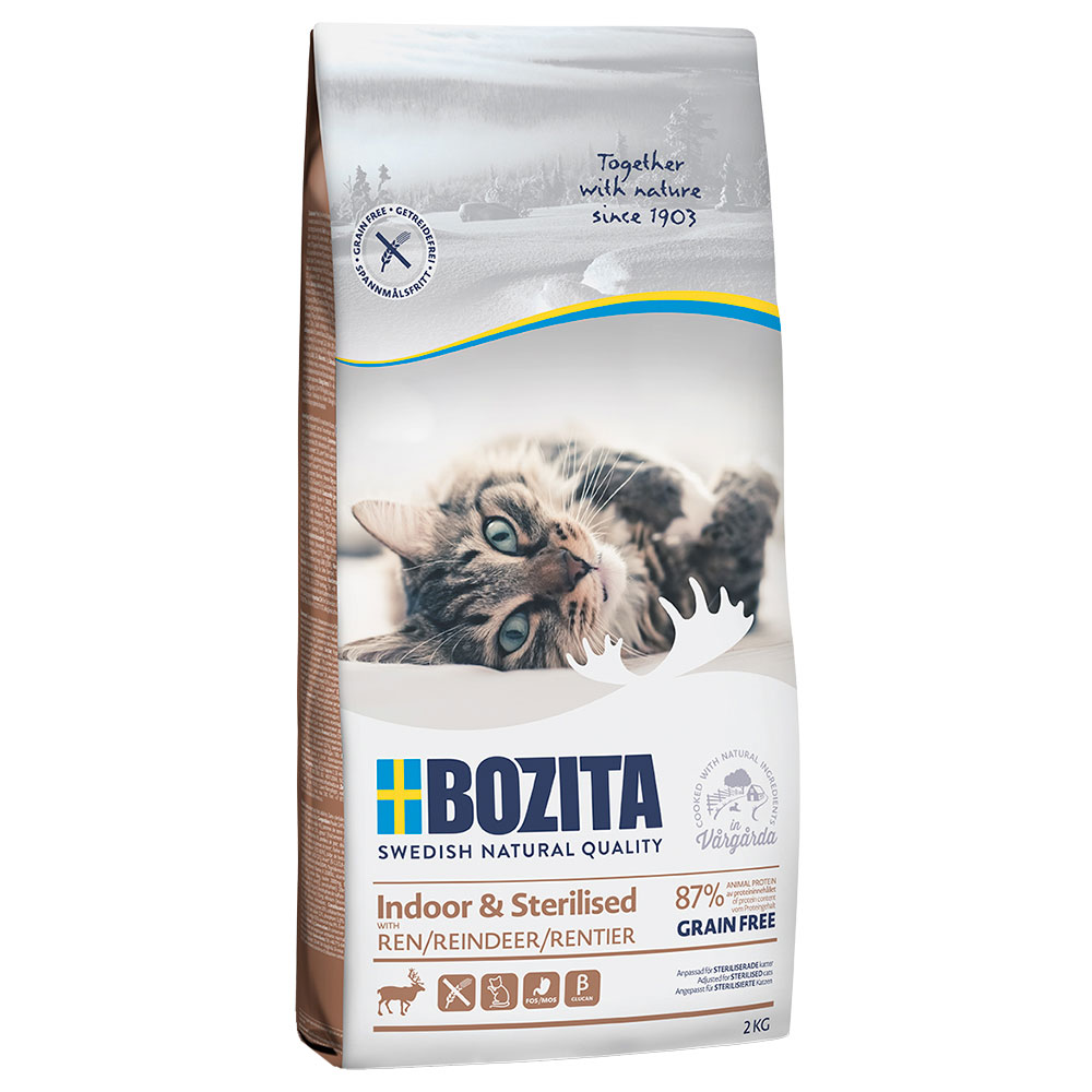 BOZITA Indoor & Sterilised Rentier 2 kg