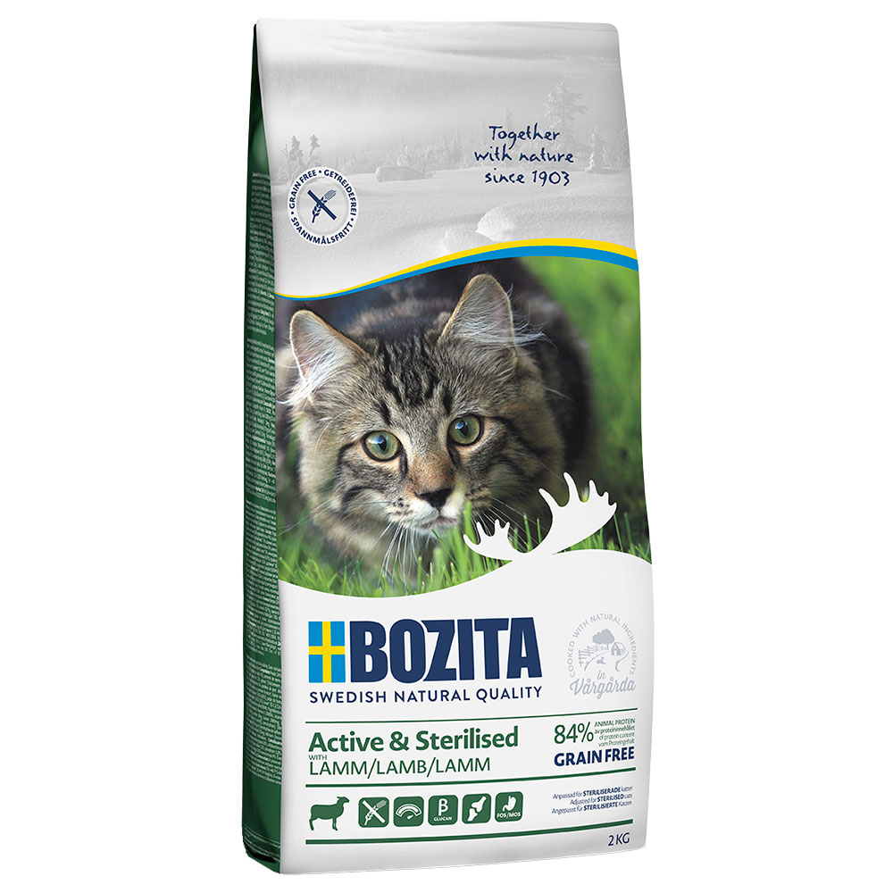 BOZITA Active & Sterilised Lamm 2 kg