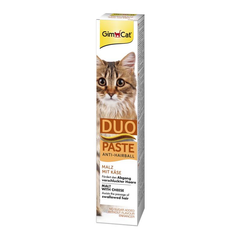 GimCat DUO Paste Anti-Hairball Käse und Malz 50 g