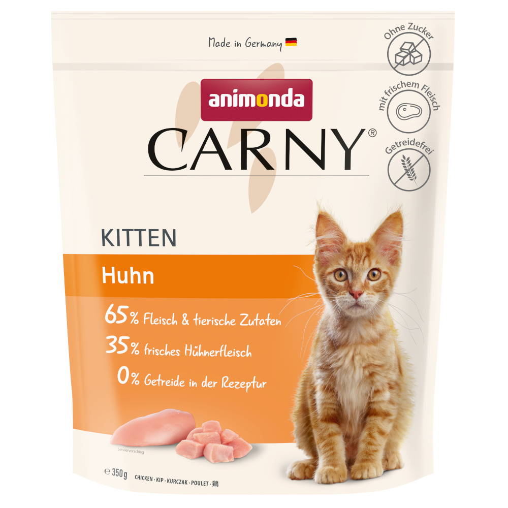 animonda Carny Nassfutter Katze Kitten Huhn 350 g