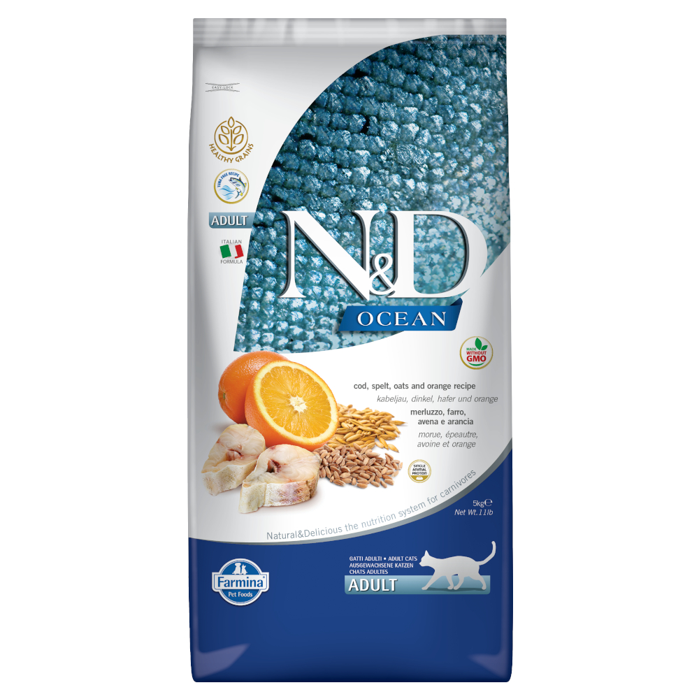 N&D Farmina Ocean Adult Kabeljau 5 kg