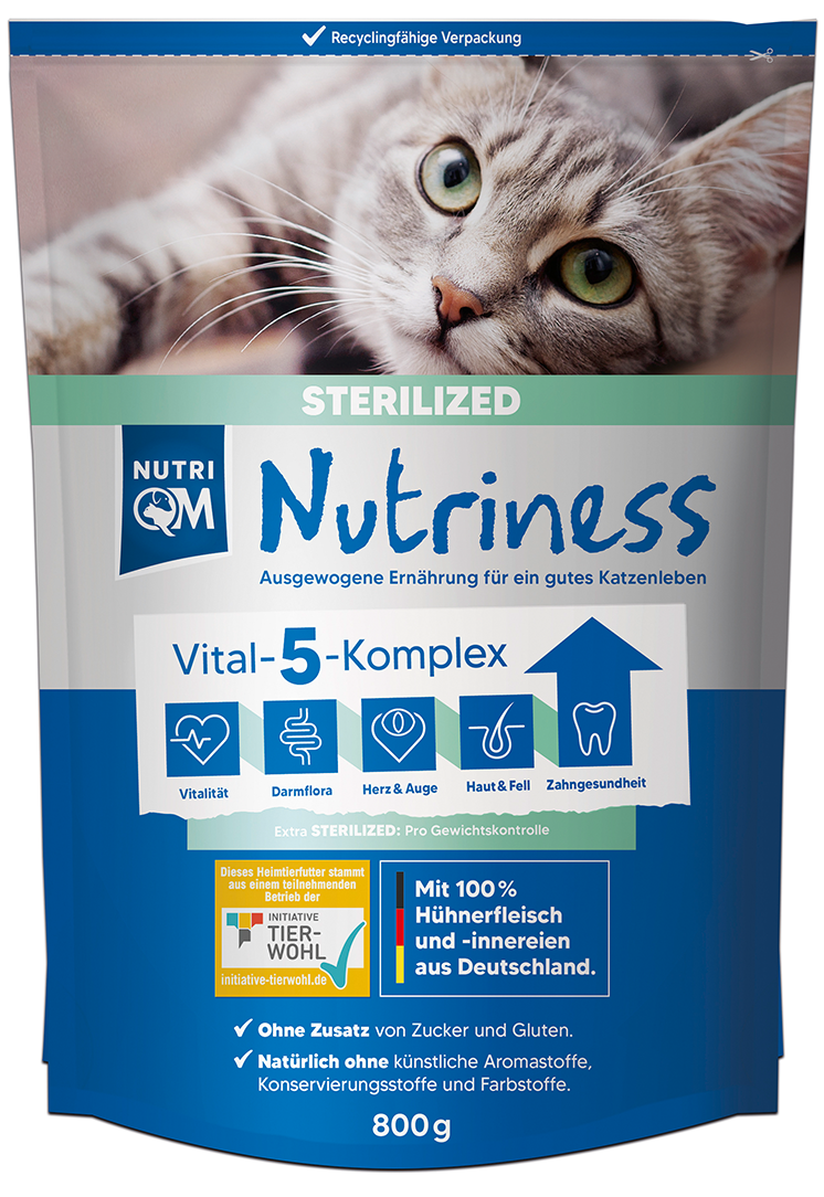 NutriQM Nutriness Sterilized 5 x 800g