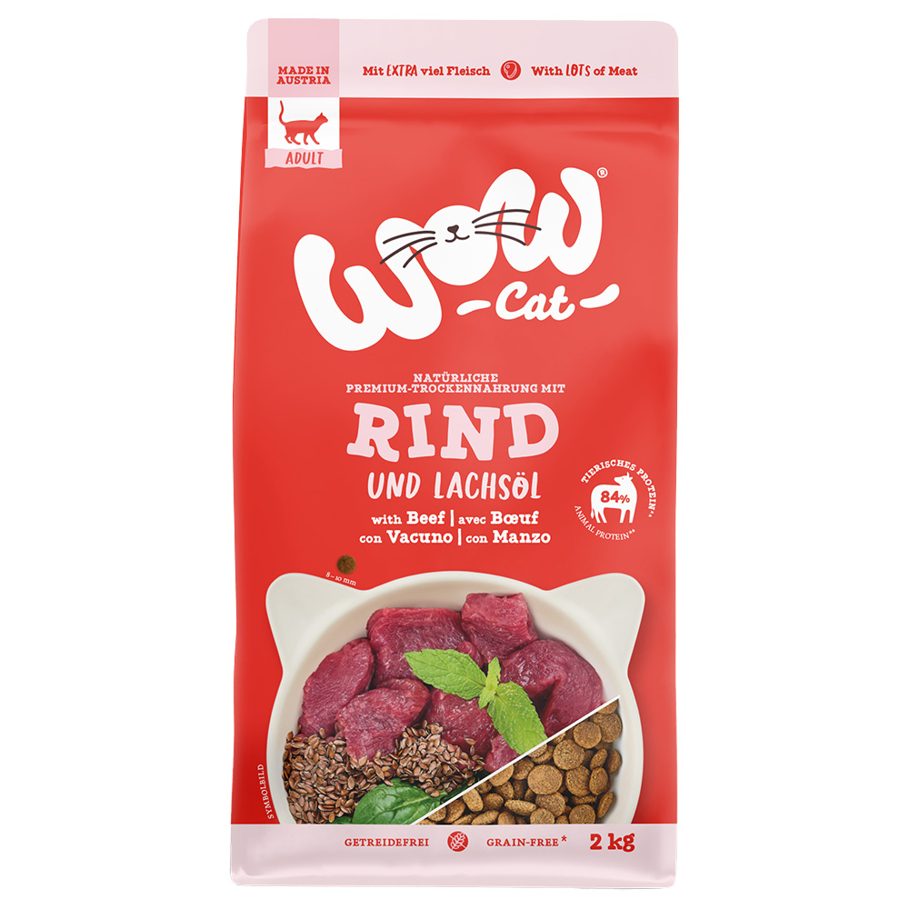 WOW Cat Adult Rind 2 kg