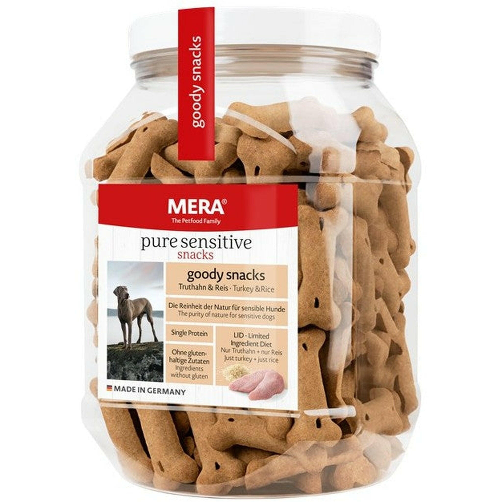 mera Dog Goody Snacks 600g Truthahn und Reis