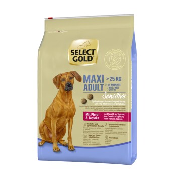 SELECT GOLD Sensitive Adult Maxi Pferd und Tapioka 4 kg