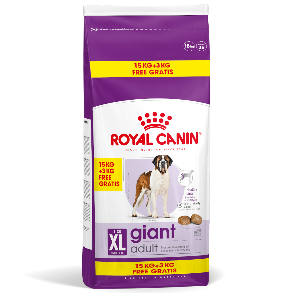 ROYAL CANIN Giant Adult 15+3 kg gratis