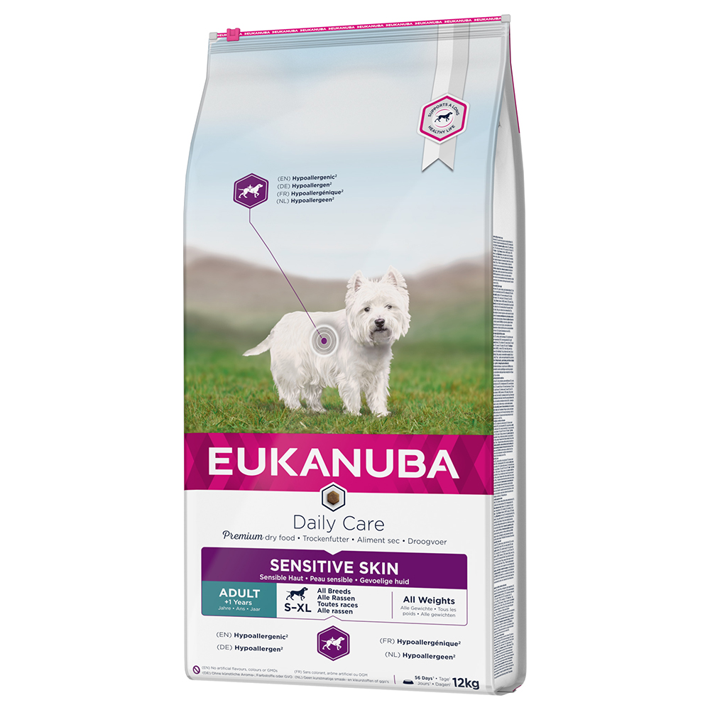 EUKANUBA Trockenfutter Hund Daily Care Sensible Haut Adult 12 kg
