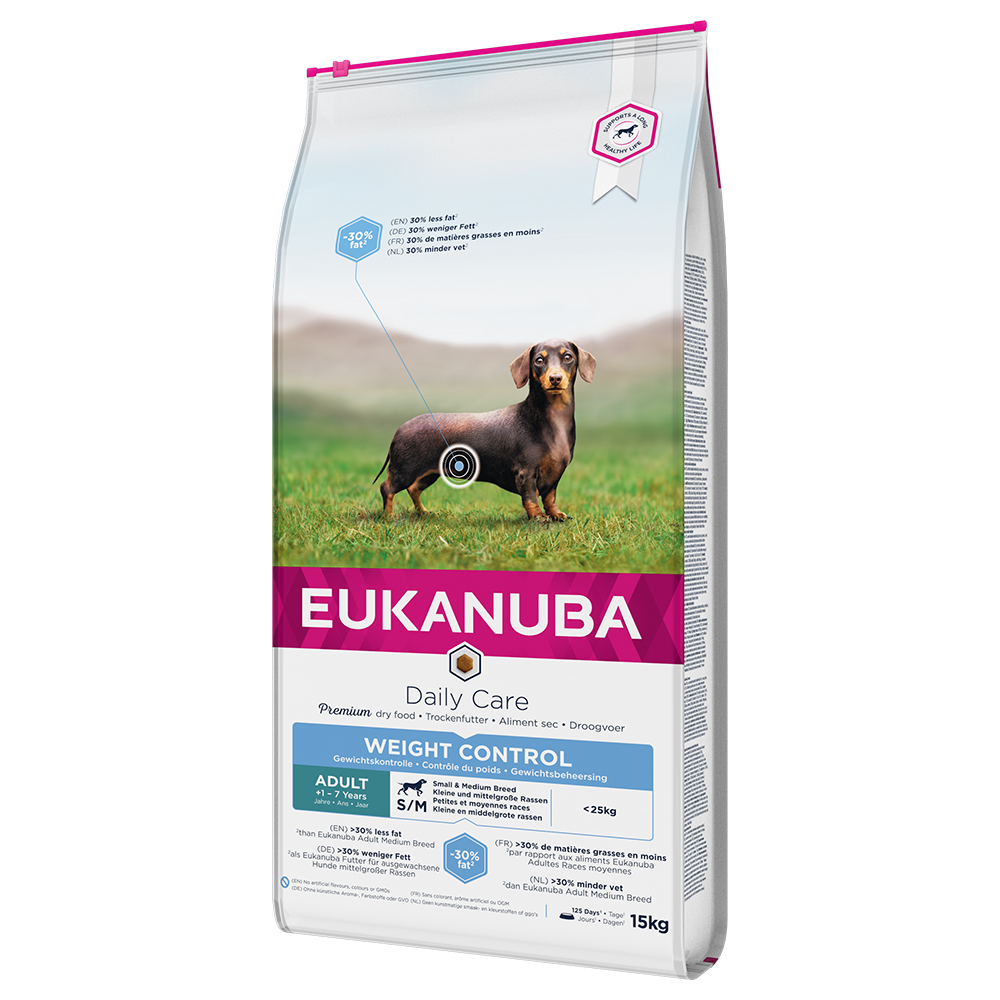 EUKANUBA Trockenfutter Hund Weight Control Medium Breed Adult 15 kg