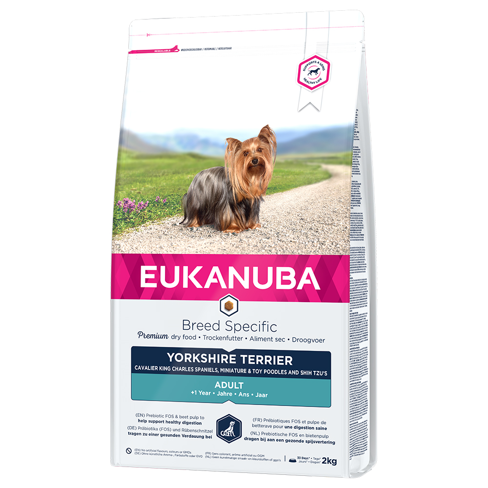 EUKANUBA Trockenfutter Hund Breed Specific Yorkshire Terrier Adult 2 kg