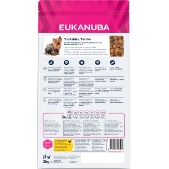 EUKANUBA Trockenfutter Hund Breed Specific Yorkshire Terrier Adult 2 kg