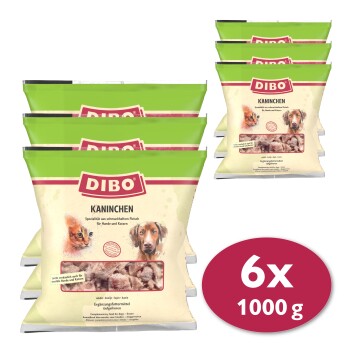 DIBO Frostfutter Kaninchen 6x1 kg